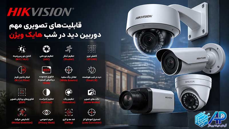 قابلیتهای تصویری مهم دوربین دید در شب هایک ویژن
